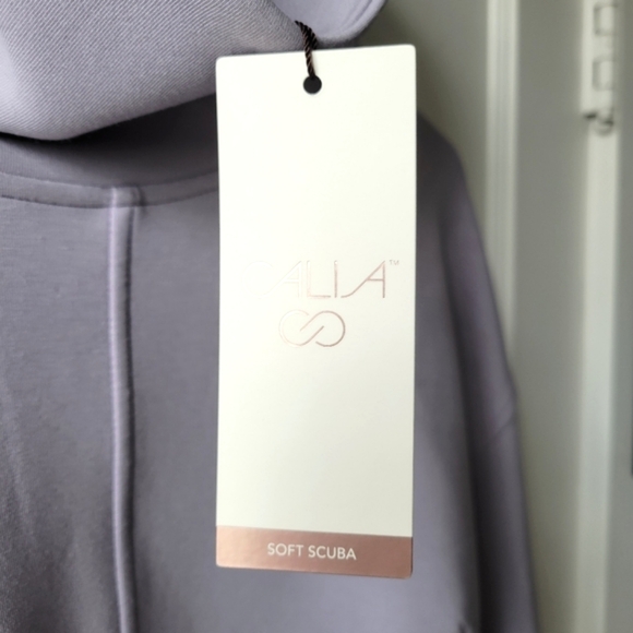 (SOLD)New CALIA Soft Scuba Funnel Neck Sweatshirt - Picture 8 of 10